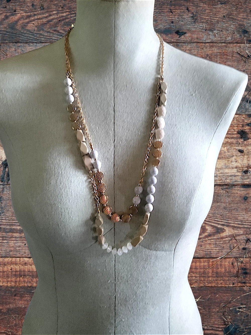 Layered Beaded Necklace